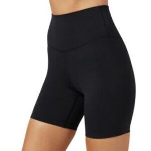 SPLITS59 Airweight High Waist Bike Short in Black Biker Shorts S Small NWT!
